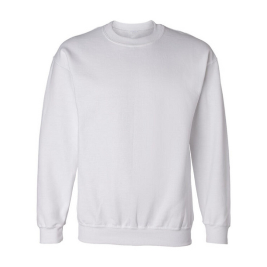 Crewneck men sweatshirt long sleeve 50/50 cotton- poly - Boldric
