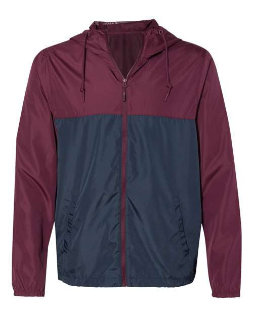Lightweight Windbreaker Full-Zip Jacket - Boldric
